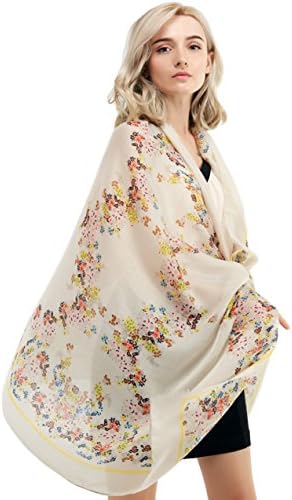 Women's Cotton Long Scarf Lady's Polyester Shawls Soft Summer Sea Beach Suntowels Bikini Covers Thin Shawls Spring Autumn (Khaki)