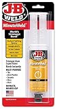 J-B Weld 50101 MinuteWeld Instant-Setting Epoxy Syringe - Dries Clear - 25ml (2)
