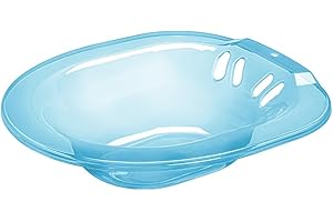 Sitz Bath Toilet Seat Postpartum Care, Hemorrhoids, Steam Sitz Bath Basin for Soaking (Blue)