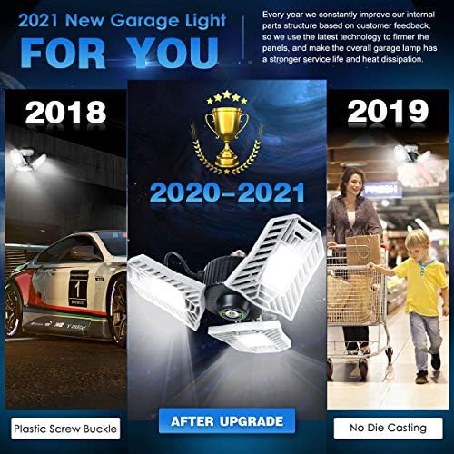 Storage Mild Tanbaby LED Storage Mild E26/E27 Storage Lights Ceiling LED Store Mild 60W Deformable Storage Lights LED Storage Lighting Storage Mild Bulb, Storage Lights Ceiling LED for Storage, Barn, Store