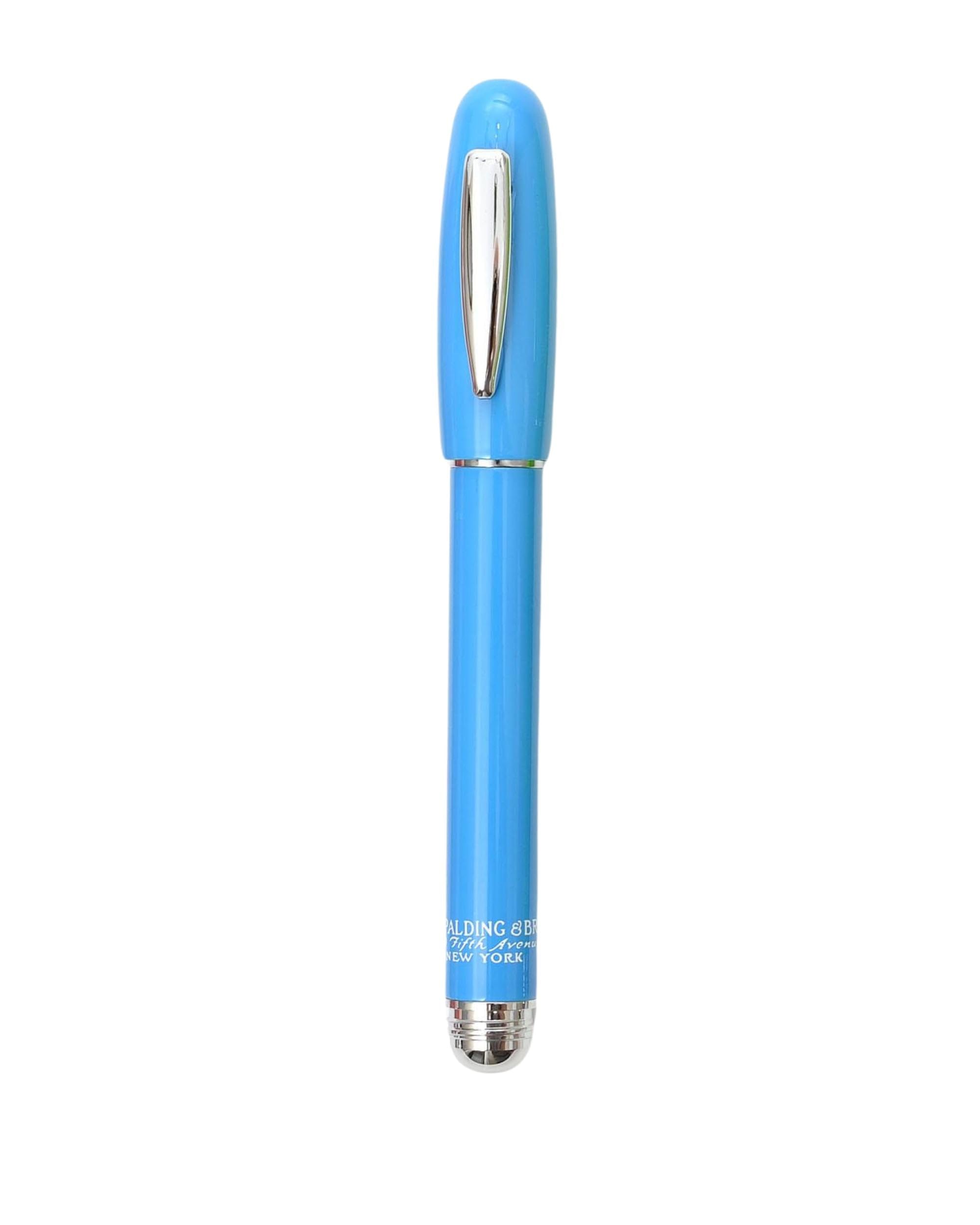 A.G.Spalding & Bros. Short Classic Roller Pen 170131 Elegant Acrylic Light Blue One Size