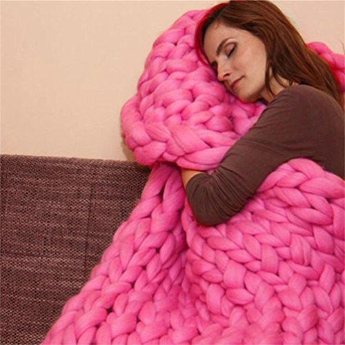 Cashmere Wool Knitting Yarn (250g / 8.82 Ounces) (Pink)