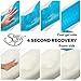 Save&Soft Gel Memory Foam Pillow - Doctor Recommended Contour Design - Reversible Orthopedic Sleeping Pillow Helps to Reduce Neck Pain - Cervical Chiropractic Cooling Pillow for Men Women