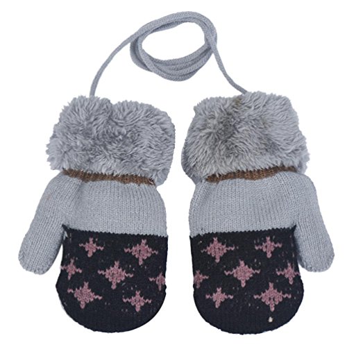 image for Hot Sale!!! Toddler Baby Gloves,Jushye Knitted Mittens 1 Pairs Cute Bo