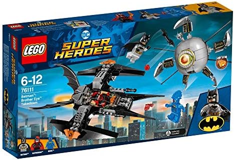 76111 LEGO DC Comics Super Heroes Batman: Brother Eye Takedown 269 Pieces Age 6+ and a FREE NINJAGO Minifigure (random figure)
