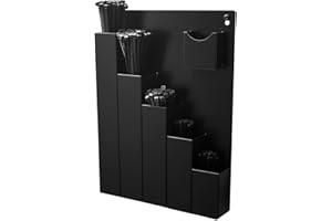 RIMLUFE Cable Zip Tie Storage Holder, Wall Mount Rack Organizers and Storage for Workshop Shed Toolgrid Shop Garage Home,Fit 