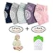 NASHRIO Baby Knee Pads for Crawling (5 Pairs), Elastic Anti-Slip and Protect Infants & Toddlers Knees, Elbows and Legs for Boys and Girls (Unisex)