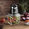 Russell-Hobbs-24662-Desire-Mini-Chopper-Vegetable-and-Onion-Chopper-500-ml-Capacity-Glass-Bowl-Matte-Black-200-W Russell Hobbs 24662 Desire Mini Chopper, Vegetable and Onion Chopper, 500 ml Capacity Glass Bowl, Matte Black, 200 W