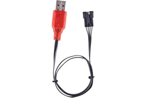 Efficient SM4P USB Charging Cable for 7.4V Lithium Batteries Compatible for Various Vehicles DC5V2A Input Power Cord USB Char