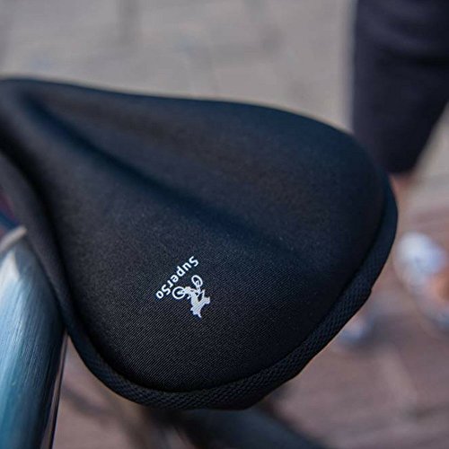 SuperSo Bike Gel Seat Cushion Cover Premium Padded Bike Saddle