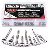 Hilitchi 304 Stainless Steel Hex Washer Head and