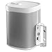 Cavus Surround Sound Tilt and Swivel Wall Mount - Wall Bracket for Sonos PLAY1 - White - SN1TW-2 (not Suitable with Sonos ONE)