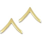 US Army Brite Shiny Metal Pin-On Rank