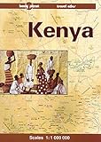 Front cover for the book Lonely Planet Kenya Travel Atlas by Hugh Finlay