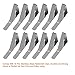 PAXCOO Table Cloth Clips, 30 Pieces Stainless Steel Table Cover Clamps for Indoor & Outdoor Tables Use, Adjustable Table Cloth Holders for Picnics, Parties, Weddings, Dinners, Schools