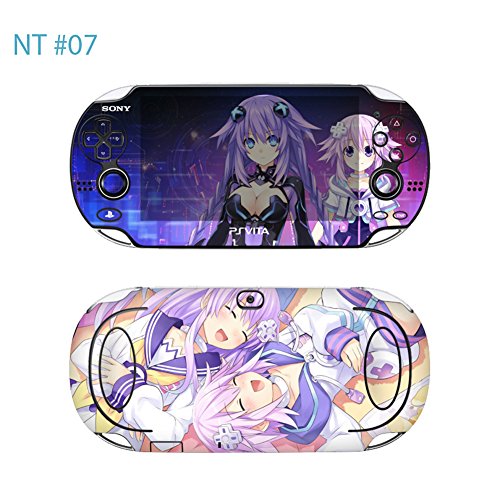 Premium Skin Decals Stickers For PlayStation VITA Original 1st Generation PCH-1000 Series Consoles - POPSKIN Neptune #07 + Free Gift Screen Protector Film + Wallpaper Screen Image