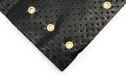 Camco 42967 Brown Premium Wrap Around RV Step Rug (PVC Material (22" x 23"))