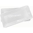 KX-WARE 17-Inch Melamine Serving Tray/Platters Set of 2, White & Rectangular | 100% Melamine,Dishwasher Safe,BPA Free