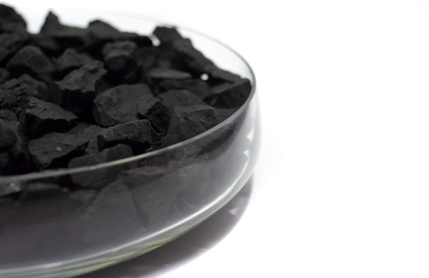 wellness hut Shungite Stones 1 lb (454 g) - for Shungite Water & EMF Protection: Home & Kitchen