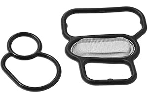 SHIBEIPARTS VTEC Solenoid Gasket Kit Compatible for Honda Civic 1.6L 1.7L Engine 1996-2005 Replace#15825-P2M-005, 36172-P08-015