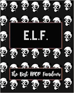 Elf The Best Kpop Fandom Best Kpop Gift Fans Cute Panda Monthly Planner 8 X10 Book 110 Pages Book Kpop Daebak 9781707936953 Amazon Com Books
