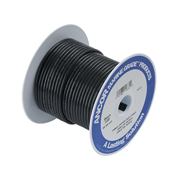 Ancor-188003-Marine-Grade-Electrical-Primary-Tinned-Copper-Boat-Wiring-10-Gauge-Black-8-Feet