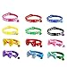 Jetloter 12 Pcs /Set Soft Nylon Puppy Cat Id Collar Adjustable Whelping Litter Bow Ties Collars with Bell
