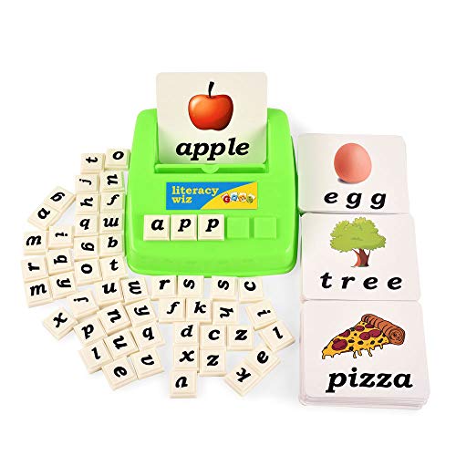 BOHS Literacy Wiz Fun Game - Lowercase Letter Sight Words - 60 Flash Cards - Preschooler Language Learning Educational Toys