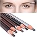 10Pcs Paint Eyebrow Pencil Set Enhancer Makeup Tools Drawing Eye Brow Pen Pencil Cosmetic Eye Permanent Make up Definer Eyebrow Shaping Stencil Template Razor Trimmer Nail Sticker Decal