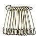 LOUHUA 20 Pieces Bronze Tone Extra Large Heavy Duty Stainless Steel Safety Pins for Blankets Skirts Kilts Knitted Fabric Crafts
