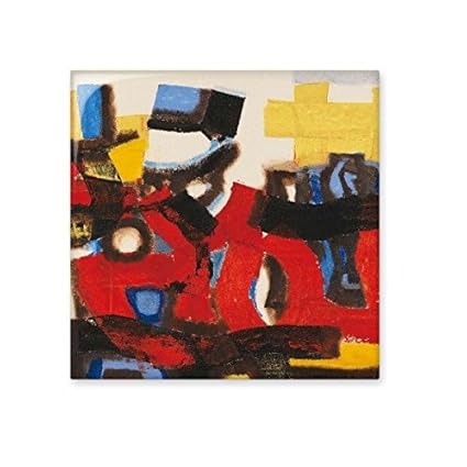 Red Yellow Blue Abstract Geometry Western Style Abstract Art