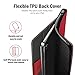 Antbox Case for iPad Air 2/iPad 6th/5th Generation(9.7'')/Pro 9.7''/Air 1 Vegan Leather Case with Pencil Holder Auto Sleep/Wake Function Smart Cover for iPad 9.7'' (Red)