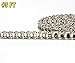 Jeremywell 41NP Nickel Plated Roller Chain 5 Feet with 1 Connecting Link, Heat Treated, Corrosion Resistant, Eliminates Stress Cracking, unwanted wear, and Easy Corrosion