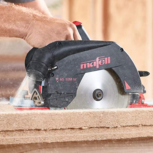 Mafell Akku Handkreissäge K 65 18M bl im T-MAX mit 2 x 18V Akku Ladegerät 91B701 – Bild 6