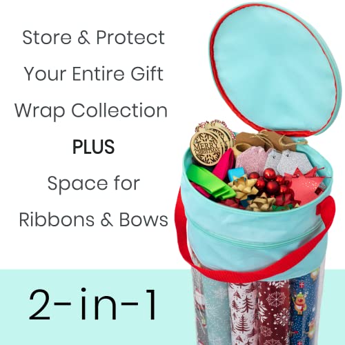 Wrapping Paper Storage & Gift Wrap Organizer Fits Up To 20 Long 40