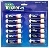 VICKS Inhaler, For instant breathing relief, Contains 12 Inhalers.