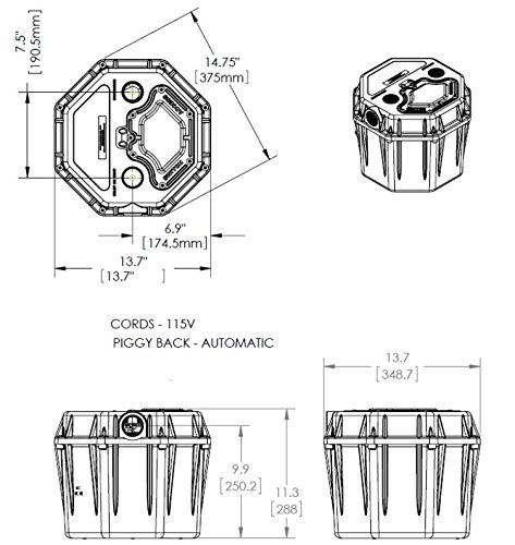 Liberty Pumps 404 1/3 HP, 115V Residential Drain Pump