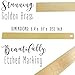 Bullet Journal 6 inch Gold Brass Ruler - Beautifully Etched Markings - Ideal for Leuchtturm & Moleskine A5 Notebooks