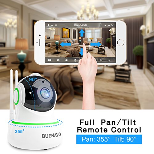 UPGRADED-BUENAVO-360-Home-Wireless-IP-Camera-1080P-HD-Two-Way-Talk-Smart-Indoor-Security-Surveillance-Camera-for-Baby-Elder-Pet-Nanny-Monitor-Infrared-Night-Vision-Motion-Detection
