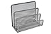 EasyPAG 4 in 1 Mesh Desk Organizer Set - Desk Tray,Pencil Holder,Stick Note Pad Holder and Letter Sorter, Silver