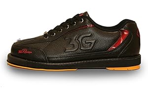 900 Global 3G Men's Racer Right Hand Bowling Shoes - Black/Red