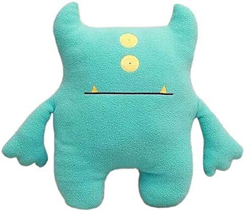 Elwow Girls Boys Christmas Cute Funny Ugly Plush Toy Doll Pillow Hug Sleep Cuddly Toy (Light Green, 35 cm)