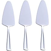 GoGeiLi Pie Cake Server, 9.3-inch Stainless Steel Pizza Pastry Server Set of 3, Dishwasher Safe