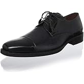 Mezlan - Soka - Men's Cap Toe Dress Shoe - Deerskin and Polished Calfskin with Elegant Tassel Detail - Handcrafted in Spain