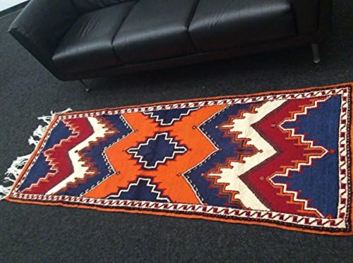 carpet runner, hallway runner rug boujaâd vintage authentic moroccan berber