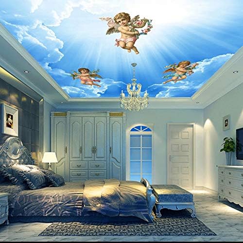 Ybhnb Decoracion Para El Hogar Techo Papeles De Pared Angeles 3d