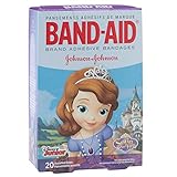 BAND-AID Sofia the First Bandages - First Aid Supplies - 20 per Pack