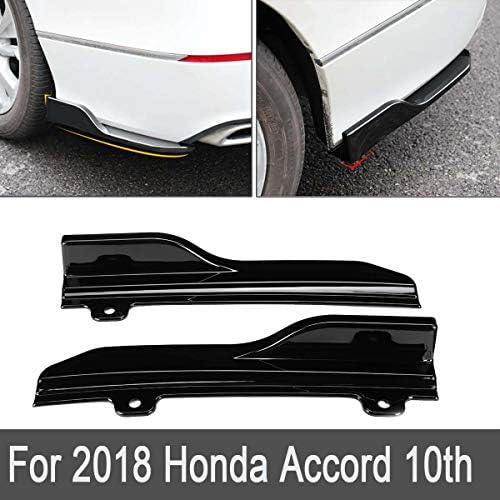 Sammiler - Side Skirt Spoiler Body Kit Wing Trim Gloss Black Bumpers Auto Exterior Parts Spoiler Bumper for Honda for Accord 10th