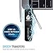 Thetis USB C Adapter, USB C to USB 3.0 Portable Keychain Type C Adapter, Compatible for Samsung Galaxy Note 9, Galaxy S9, S9+, S8, S8+, MacBook, Google Pixel 3 and More Type-C Devices