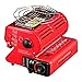 Camplux JK-1000 Portable Butane Heater, 4,400 BTU Outdoor Camping Gas Heater, Patio Heaters Adjustable Ceramic Gas Burner, Space Heater for RV Travel,Outdoor Heating,Fishing,Red